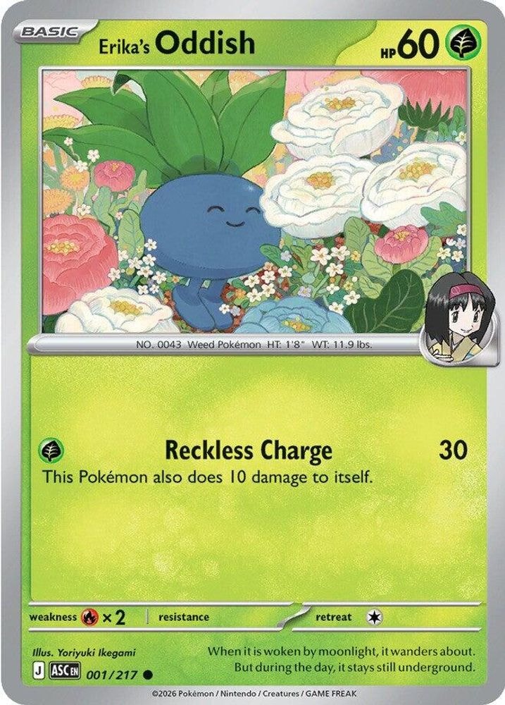 ME: Ascended Heroes (ASC) - Erika's Oddish (#001/217, Common) ()