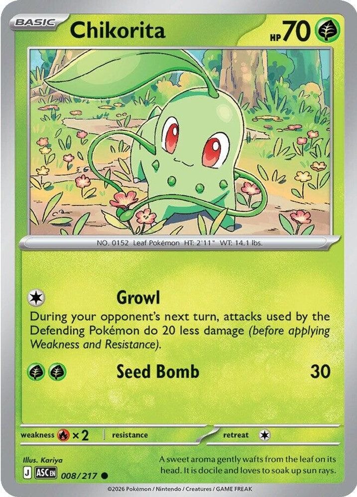 ME: Ascended Heroes (ASC) - Chikorita (#008/217, Common) ()