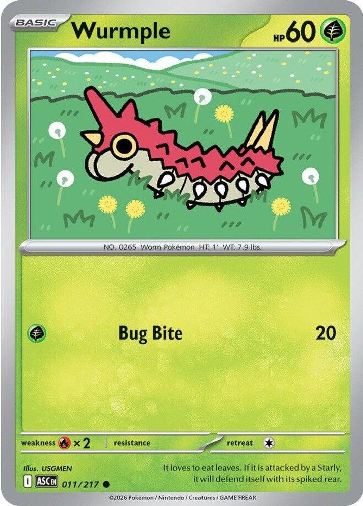 ME: Ascended Heroes (ASC) - Wurmple (#011/217, Common) ()