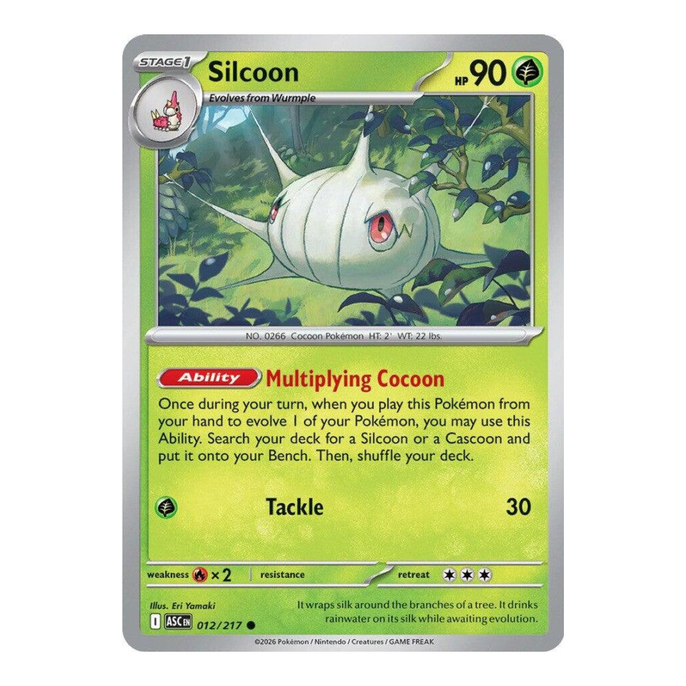ME: Ascended Heroes (ASC) - Silcoon (#012/217) (Near Mint)