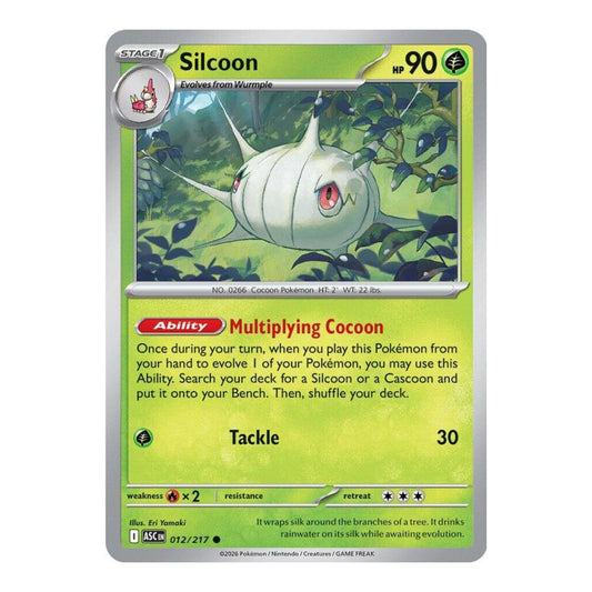ME: Ascended Heroes (ASC) - Silcoon (#012/217) (Near Mint)