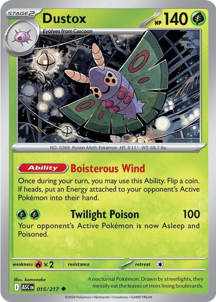 ME: Ascended Heroes (ASC) - Dustox - 015/217 (#015/217, Uncommon) ()
