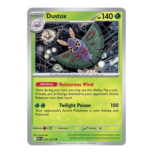 ME: Ascended Heroes (ASC) - Dustox - 015/217 (#015/217) (Near Mint)