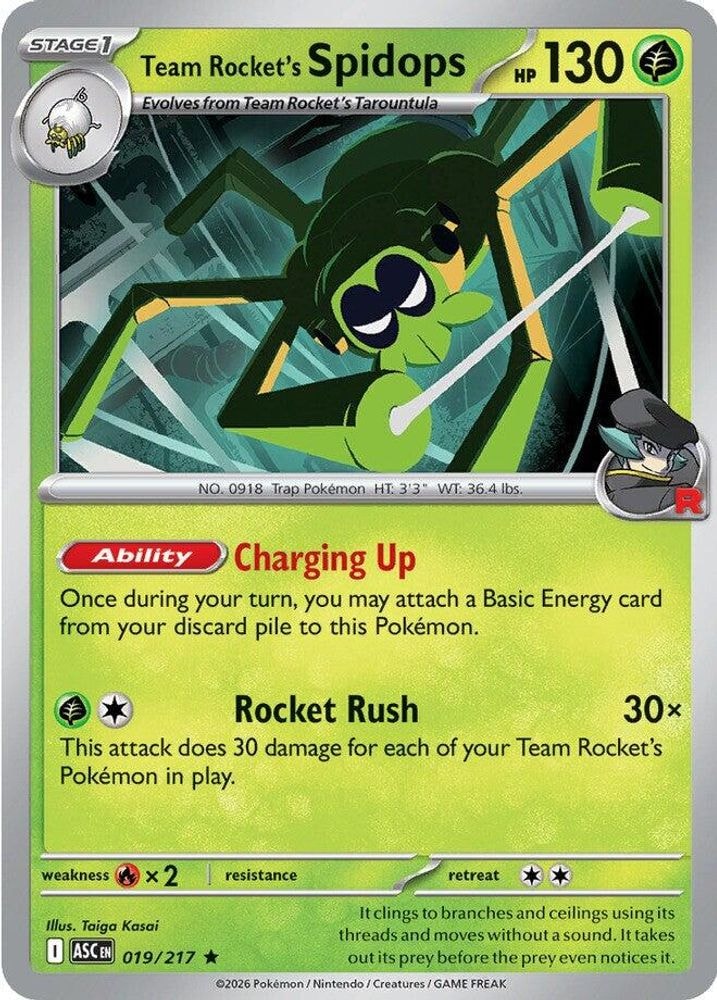 ME: Ascended Heroes (ASC) - Team Rocket's Spidops (#019/217, Rare) ()
