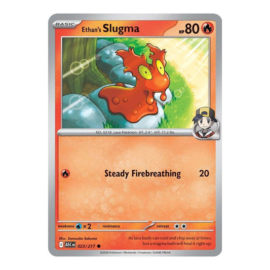 ME: Ascended Heroes (ASC) - Ethan's Slugma (#023/217) (Near Mint)