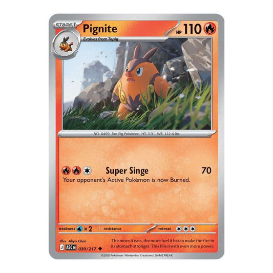 ME: Ascended Heroes (ASC) - Pignite (#030/217) (Near Mint)