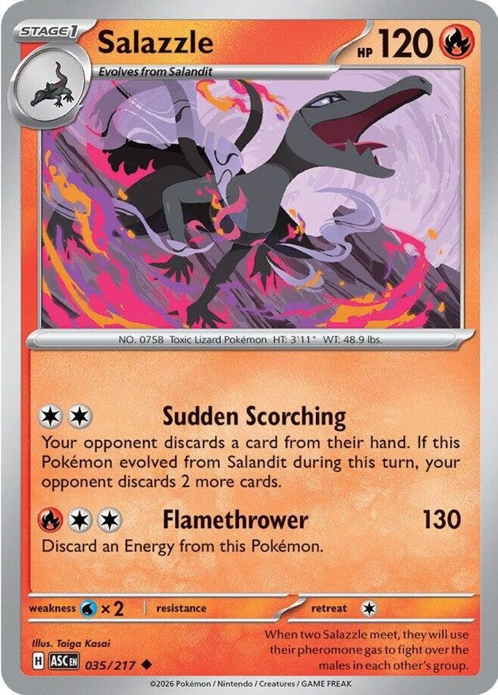 ME: Ascended Heroes (ASC) - Salazzle - 035/217 (#035/217, Uncommon) ()