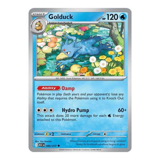ME: Ascended Heroes (ASC) - Golduck (#040/217) (Near Mint)