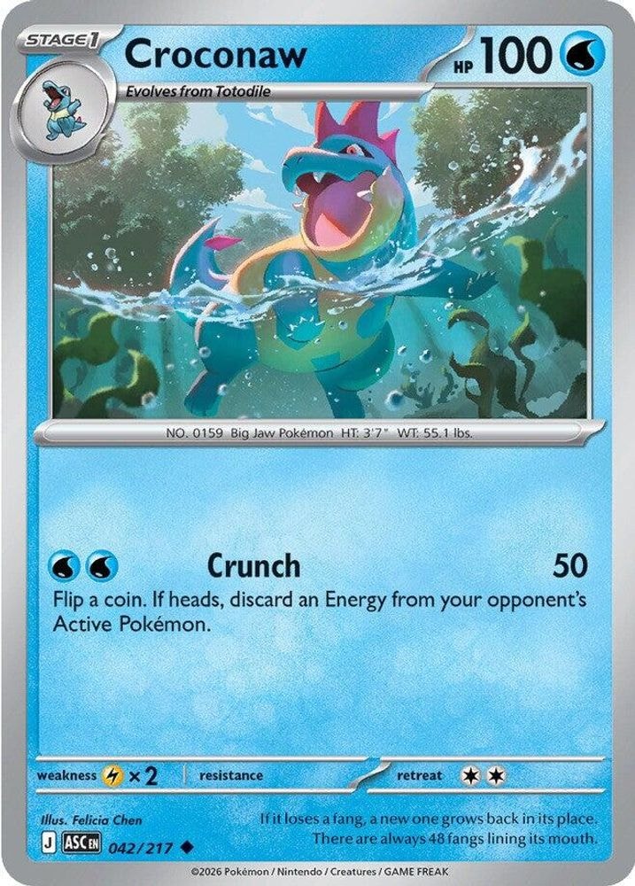 ME: Ascended Heroes (ASC) - Croconaw (#042/217, Uncommon) ()