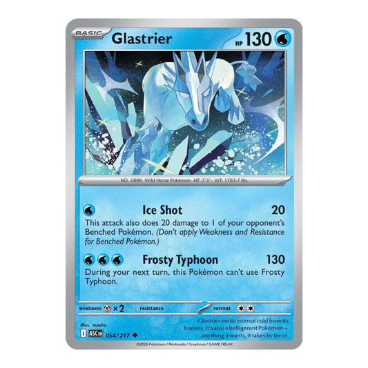 ME: Ascended Heroes (ASC) - Glastrier (#054/217) (Near Mint)