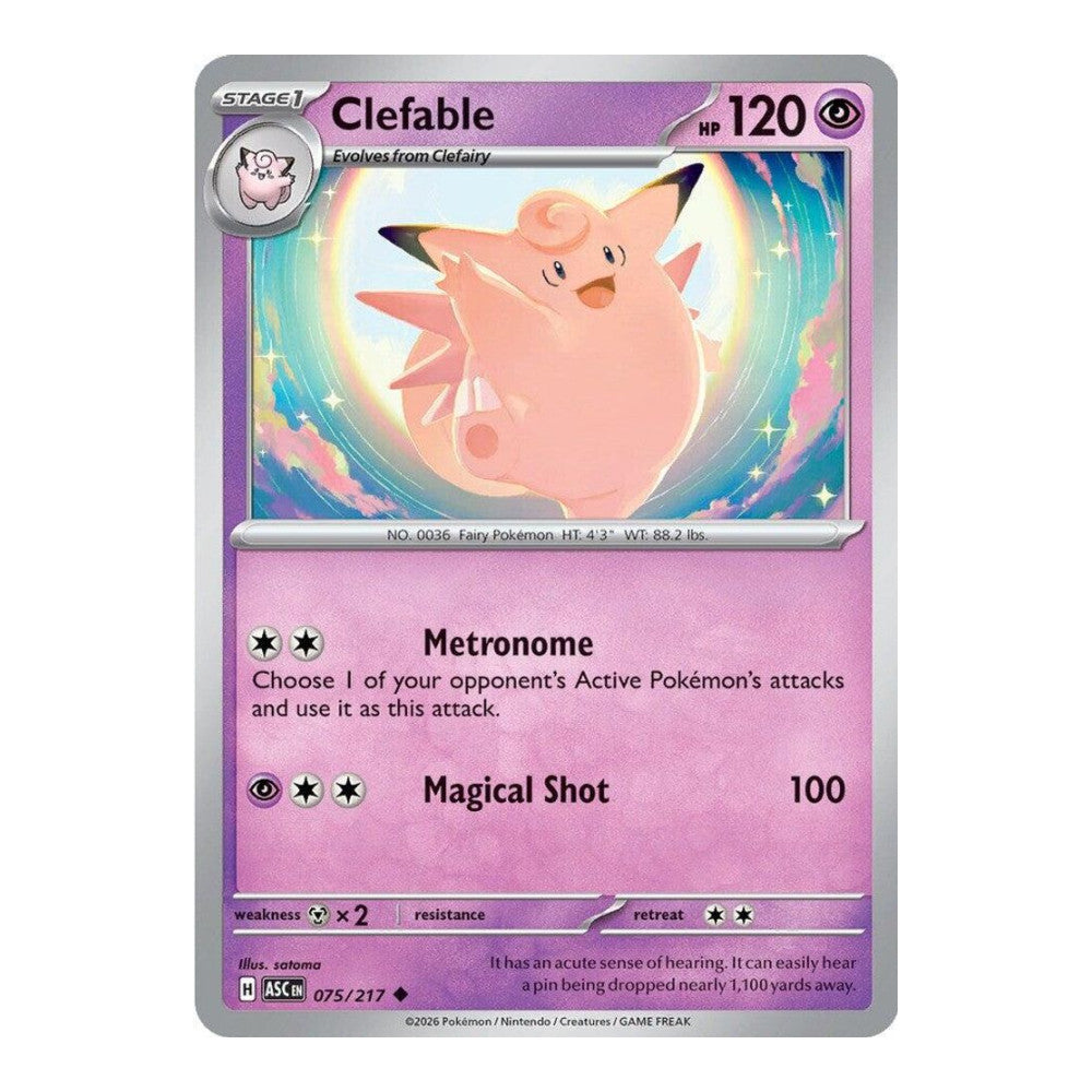 ME: Ascended Heroes (ASC) - Clefable (#075/217) (Near Mint)