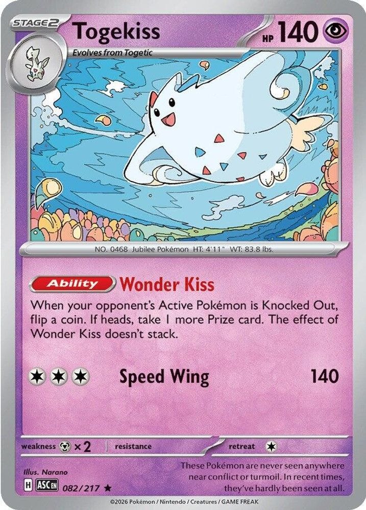 ME: Ascended Heroes (ASC) - Togekiss - 082/217 (#082/217, Rare) ()