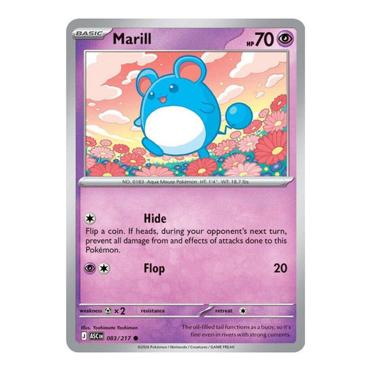 ME: Ascended Heroes (ASC) - Marill - 083/217 (#083/217) (Near Mint)