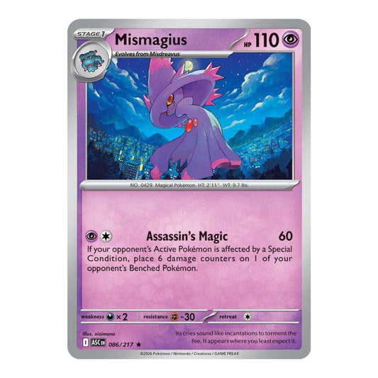 ME: Ascended Heroes (ASC) - Mismagius (#086/217) (Near Mint)