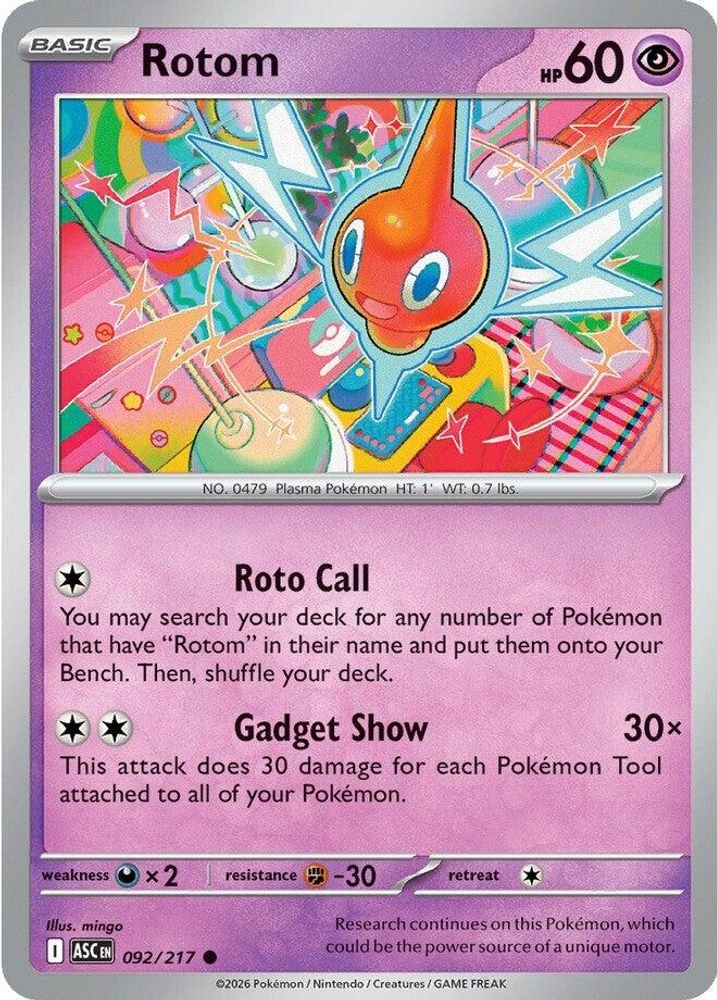 ME: Ascended Heroes (ASC) - Rotom (#092/217, Common) ()