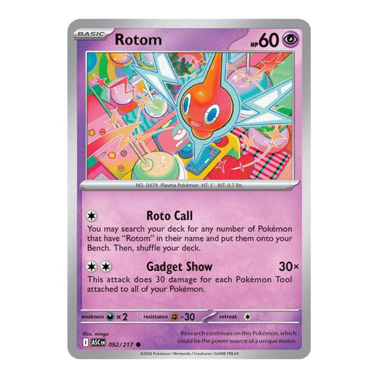 ME: Ascended Heroes (ASC) - Rotom (#092/217) (Near Mint)