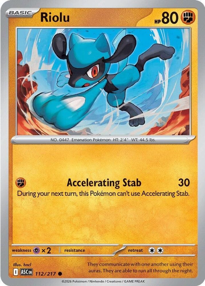 ME: Ascended Heroes (ASC) - Riolu (#112/217, Common) ()