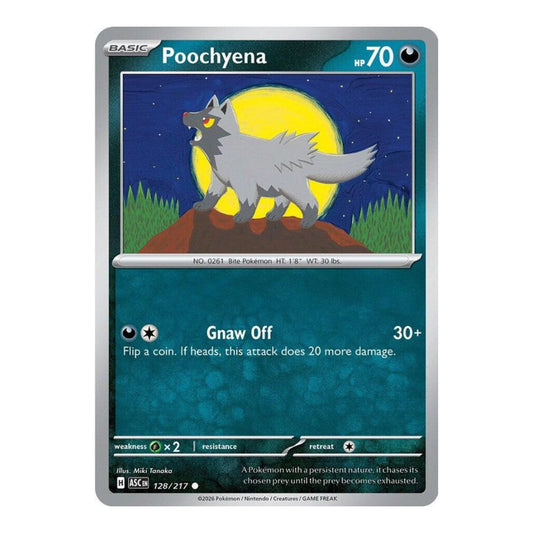 ME: Ascended Heroes (ASC) - Poochyena (#128/217) (Near Mint)