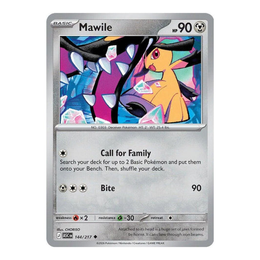 ME: Ascended Heroes (ASC) - Mawile - 144/217 (#144/217) (Near Mint)