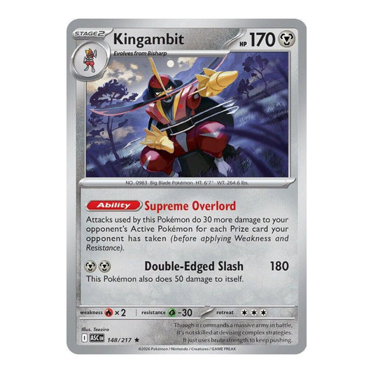 ME: Ascended Heroes (ASC) - Kingambit (#148/217) (Near Mint)