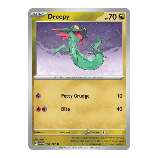 ME: Ascended Heroes (ASC) - Dreepy - 158/217 (#158/217) (Near Mint)
