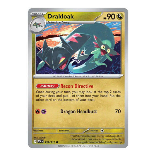ME: Ascended Heroes (ASC) - Drakloak - 159/217 (#159/217) (Near Mint)