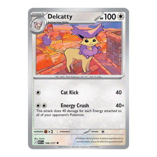 ME: Ascended Heroes (ASC) - Delcatty (#166/217) (Near Mint)