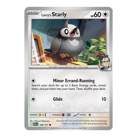 ME: Ascended Heroes (ASC) - Larry's Starly (#168/217) (Near Mint)