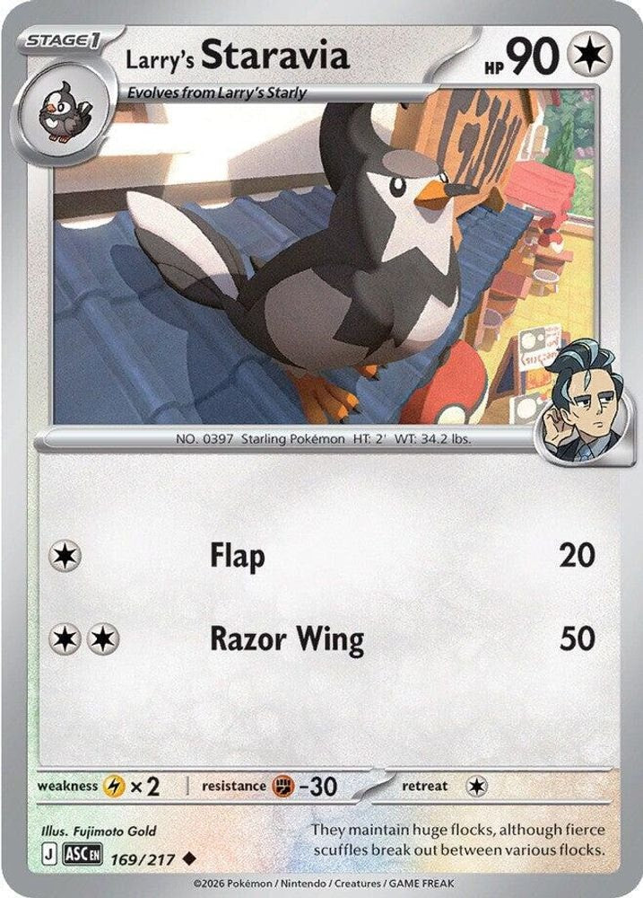 ME: Ascended Heroes (ASC) - Larry's Staravia (#169/217, Uncommon) ()