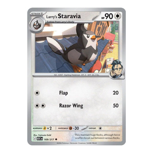 ME: Ascended Heroes (ASC) - Larry's Staravia (#169/217) (Near Mint)