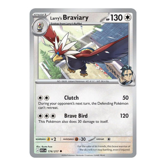ME: Ascended Heroes (ASC) - Larry's Braviary (#174/217) (Near Mint)