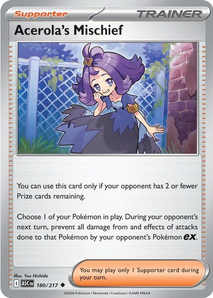 ME: Ascended Heroes (ASC) - Acerola's Mischief (#180/217, Uncommon) ()