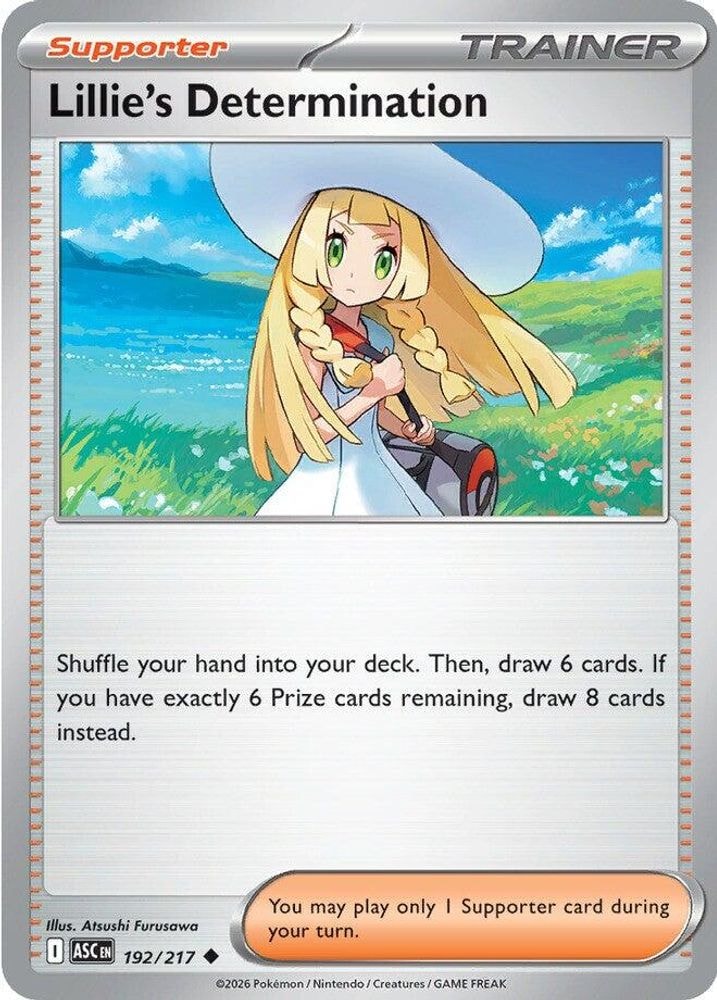ME: Ascended Heroes (ASC) - Lillie's Determination (#192/217, Uncommon) ()