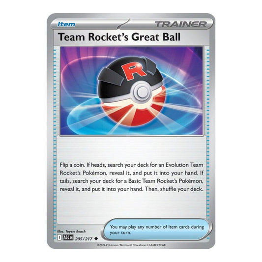 ME: Ascended Heroes (ASC) - Team Rocket's Great Ball (#205/217) (Near Mint)