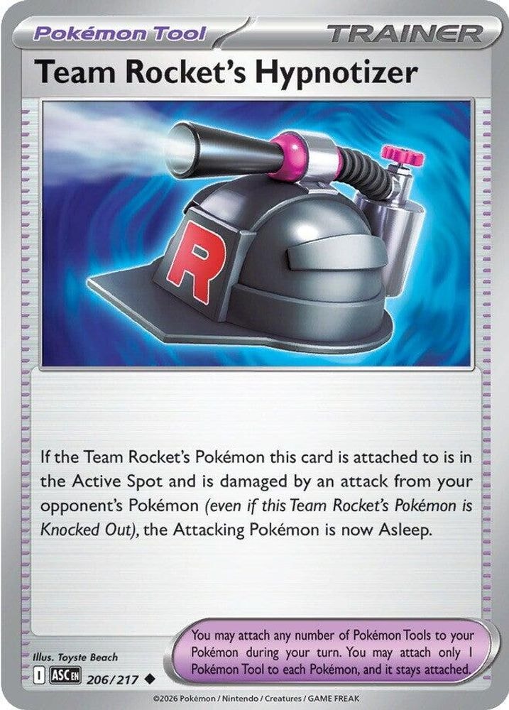 ME: Ascended Heroes (ASC) - Team Rocket's Hypnotizer (#206/217, Uncommon) ()