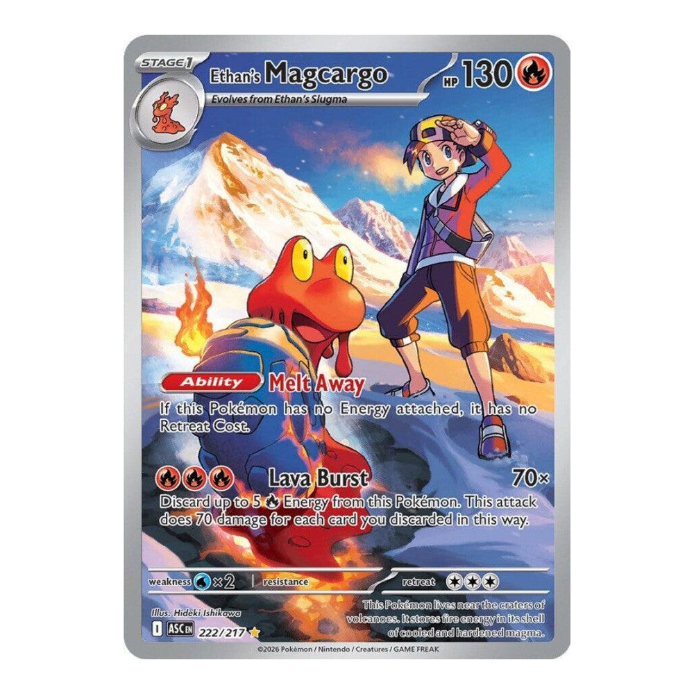 ME: Ascended Heroes (ASC) - Ethan's Magcargo - 222/217 (#222/217) (Near Mint)