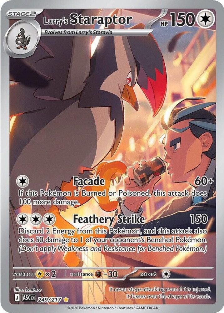 ME: Ascended Heroes (ASC) - Larry's Staraptor - 249/217 (#249/217, Illustration Rare) ()