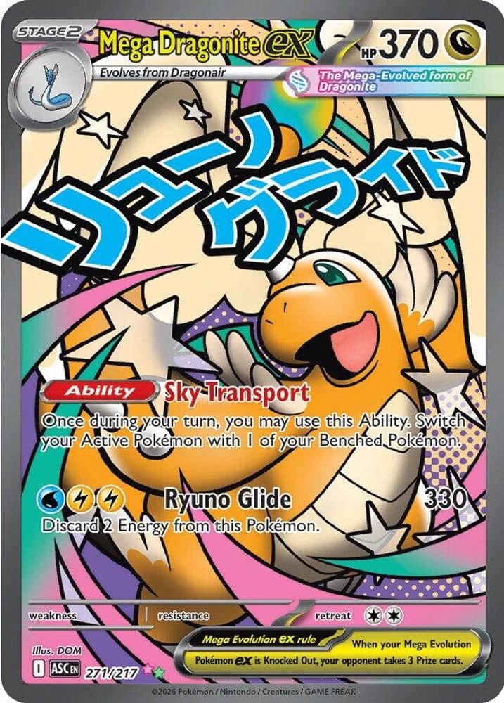 ME: Ascended Heroes (ASC) - Mega Dragonite ex - 271/217 (#271/217, Mega Attack Rare) ()