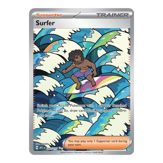 ME: Ascended Heroes (ASC) - Surfer - 293/217 (#293/217) (Near Mint)
