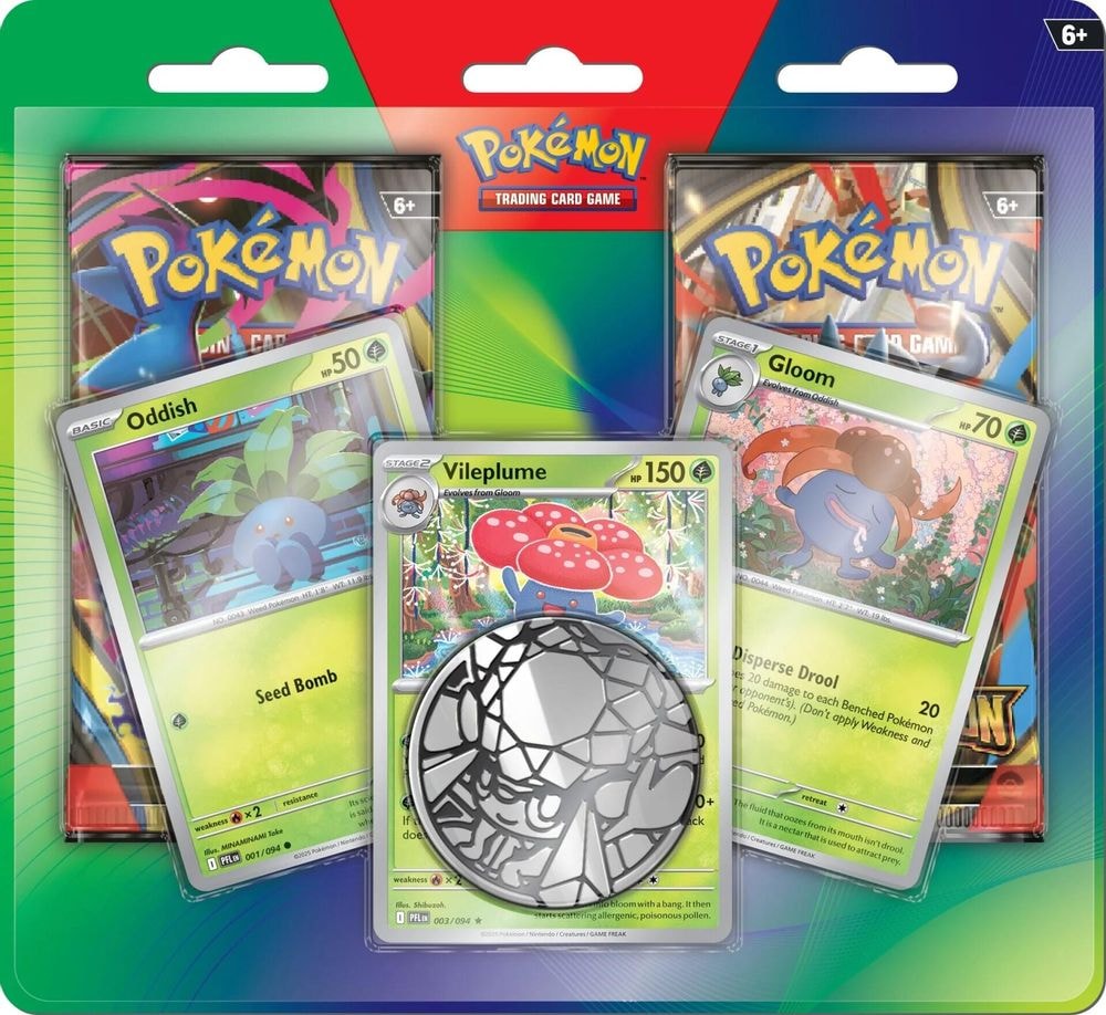 Miscellaneous Cards & Products (MCAP) - 2-Pack Blister Pack [Oddish, Gloom, & Vileplume] (,) ()