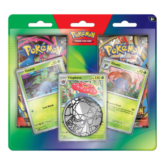 Miscellaneous Cards & Products (MCAP) - 2-Pack Blister Pack [Oddish, Gloom, & Vileplume] () (Unopened)