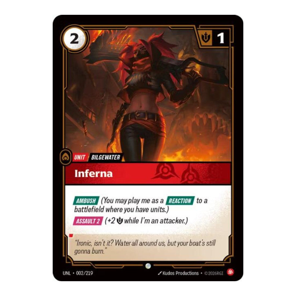 Unleashed (UNL) - Inferna (#002/219) (Near Mint)