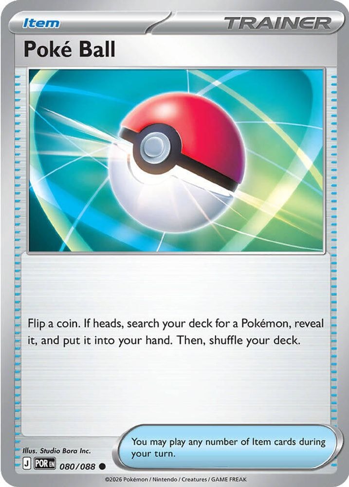 ME03: Perfect Order (POR) - Poke Ball (#080/088, Common) ()