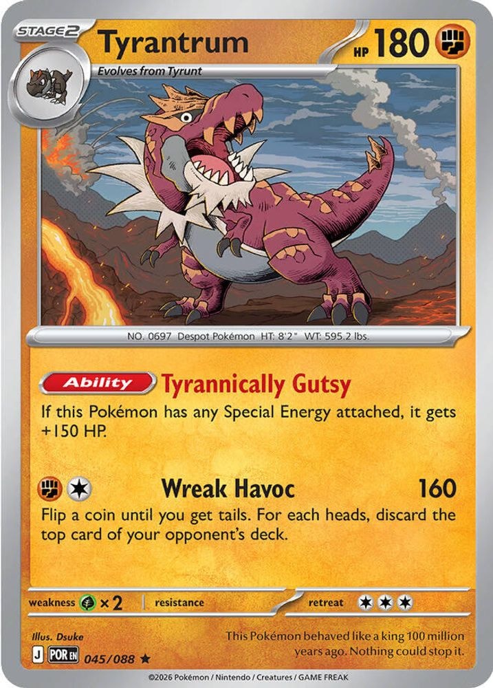 ME03: Perfect Order (POR) - Tyrantrum (#045/088, Rare)
