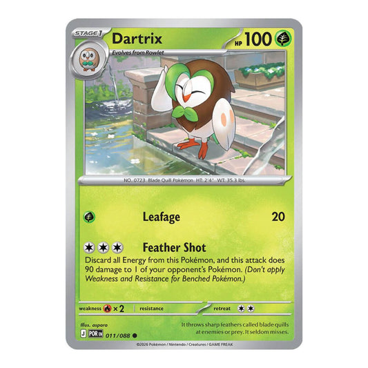 ME03: Perfect Order (POR) - Dartrix (#011/088) (Near Mint)