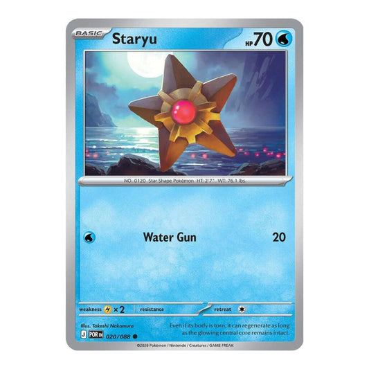 ME03: Perfect Order (POR) - Staryu (#020/088) (Near Mint)