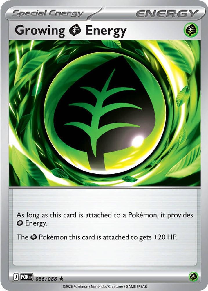 ME03: Perfect Order (POR) - Growing Grass Energy (#086/088, Rare) ()