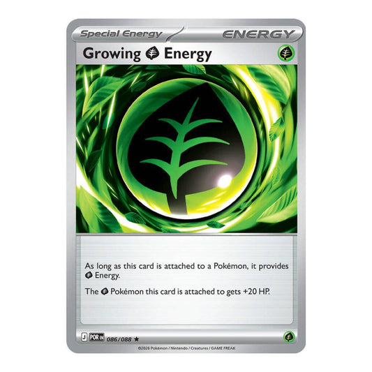 ME03: Perfect Order (POR) - Growing Grass Energy (#086/088) (Near Mint)