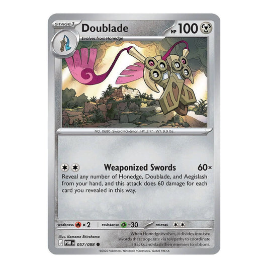 ME03: Perfect Order (POR) - Doublade 057 088 (#057/088) (Near Mint)