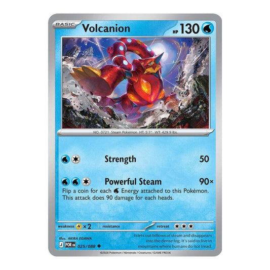 ME03: Perfect Order (POR) - Volcanion (#025/088) (Near Mint)